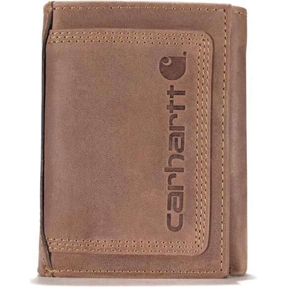 Men's Rugged Leather Triple Stitch Wallets, Available in Multiple Styles - Picture 7 of 7